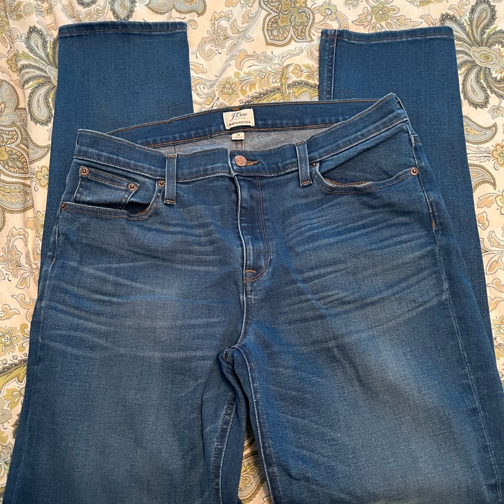 J. Crew Matchstick jeans size 31